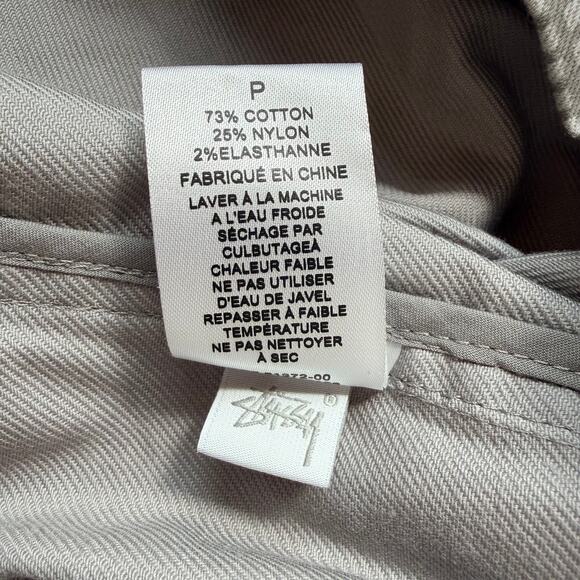 Stussy Men's Cordura Tactical Zip Up Shirt Gray Collared Long Sleeve Size Small - Picture 10 of 13